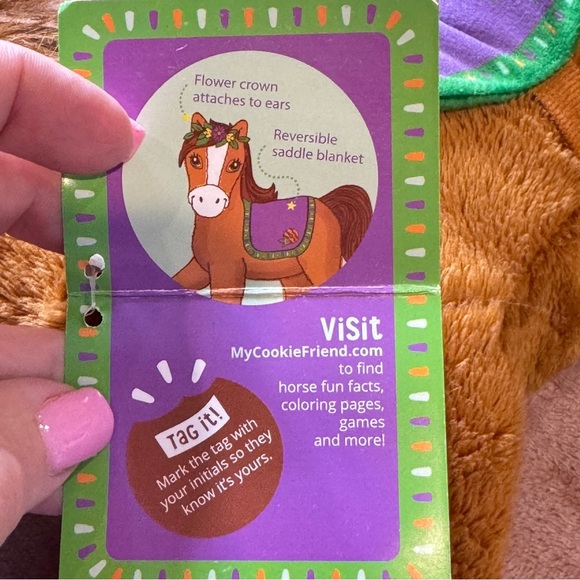 Little Brownie Bakers Plush Stuffed Animal Brown Horse Girl Scouts NWT - Picture 4 of 11